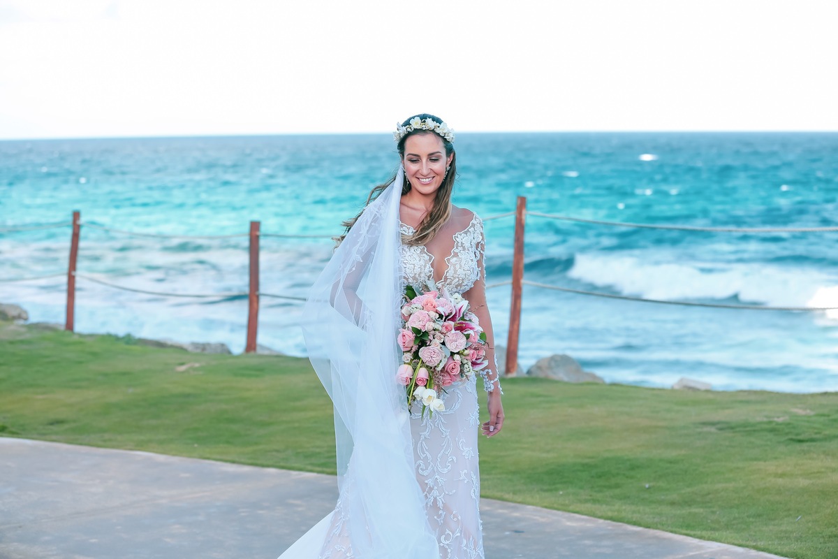 leque para noiva casamento verão