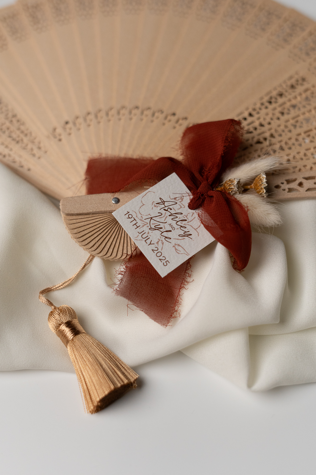 leque para noiva casamento verão