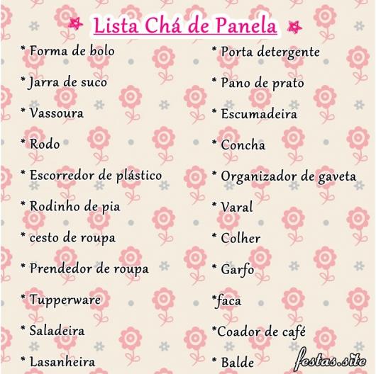 5 ideias de títulos:
1. Os 10 Utensílios Indispensáveis para o seu Chá de Panela
2. Como Montar a Lista Perfeita para o seu Chá de Cozinha
3. Dicas de Presentes Criativos para Chá de Panela
4. Organizando a Cozinha dos Sonhos: O que Pedir no Chá de Panela
5. Chá de Panela: Do Básico ao Essencial para sua Nova Casa