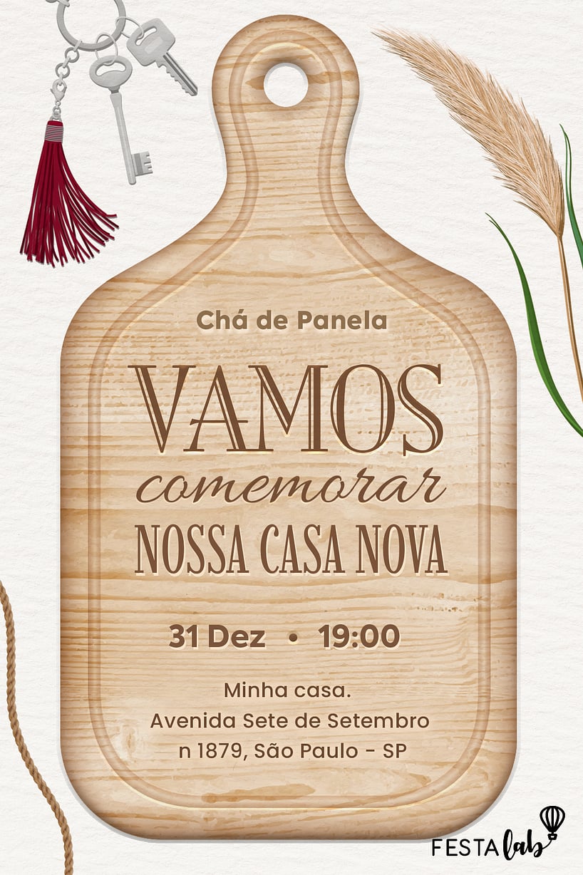 lista chá de cozinha