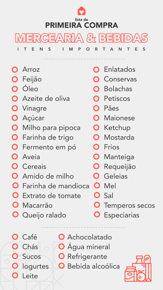 lista de enxoval