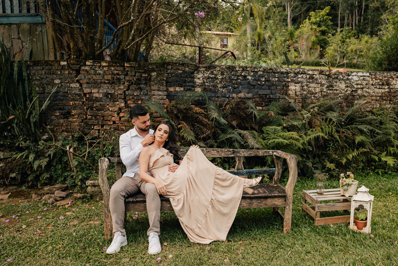 look pré-wedding praia