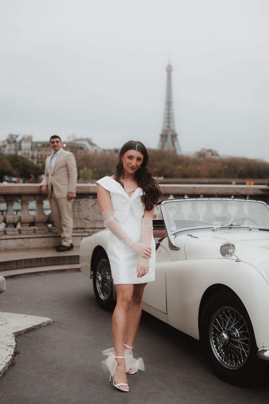 look pré-wedding urbano