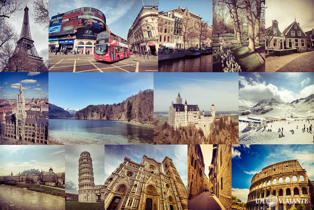 lua de mel de trem pela Europa