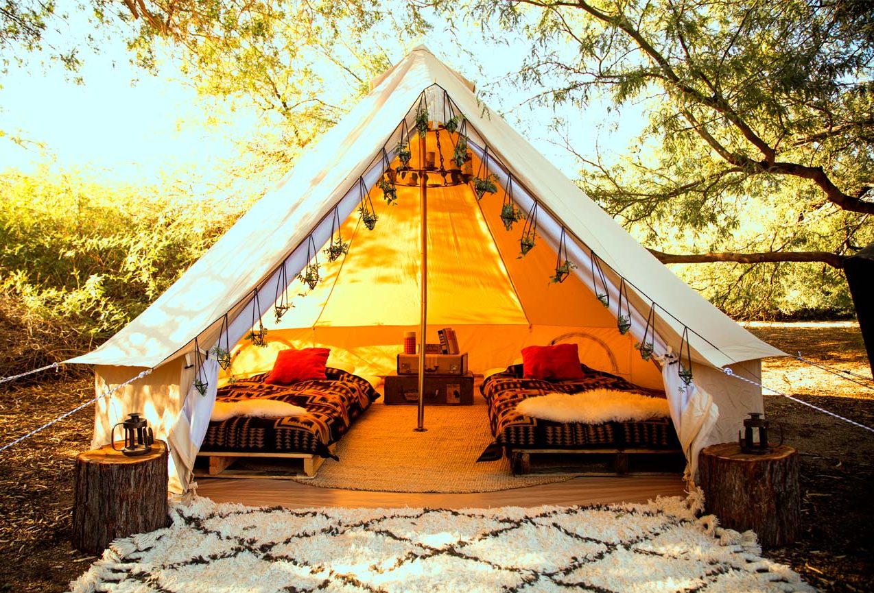 lua de mel glamping (acampamento de luxo)