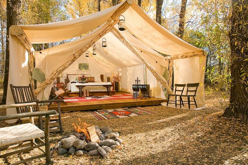glamping com jacuzzi para lua de mel