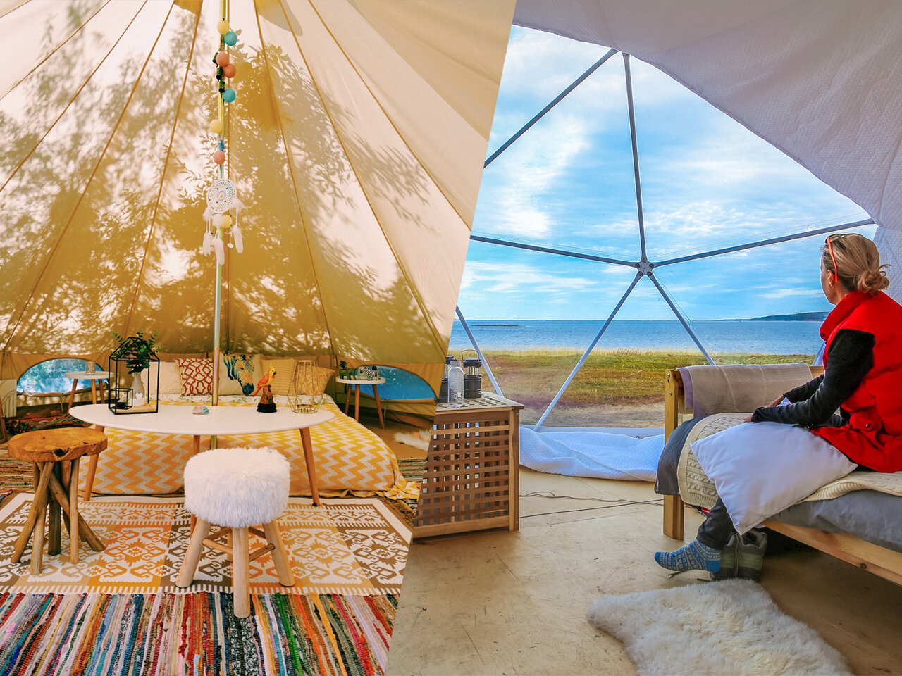 melhores destinos de glamping para lua de mel no Brasil