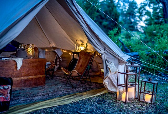 glamping vs hotel de luxo para lua de mel