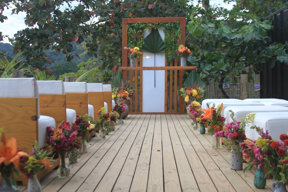 lugares para casar em boiçucanga