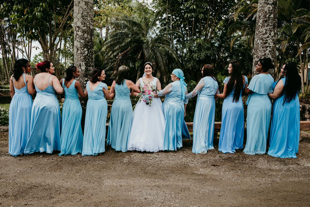 madrinhas de azul serenity