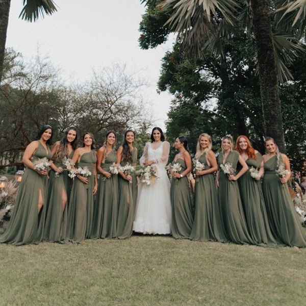 Acessórios Perfeitos para Vestidos de Madrinha Verdes: Dourado