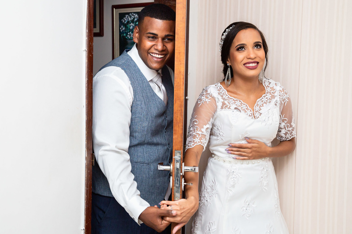 making of noiva com vestido de noiva