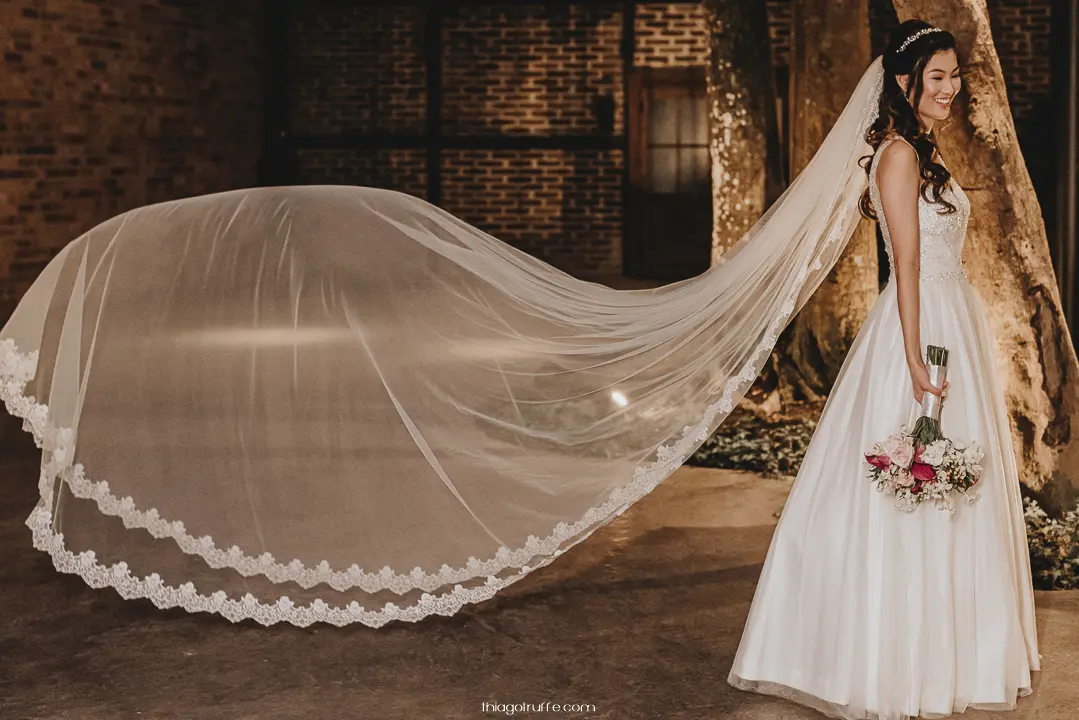 mantilha para noiva tradicional