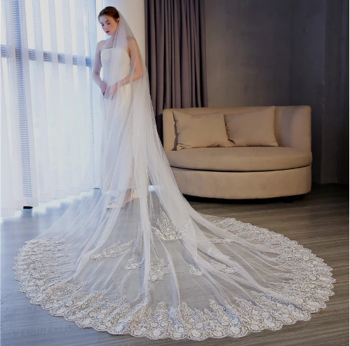 Guia Completo das Rendas para Mantilhas de Noiva