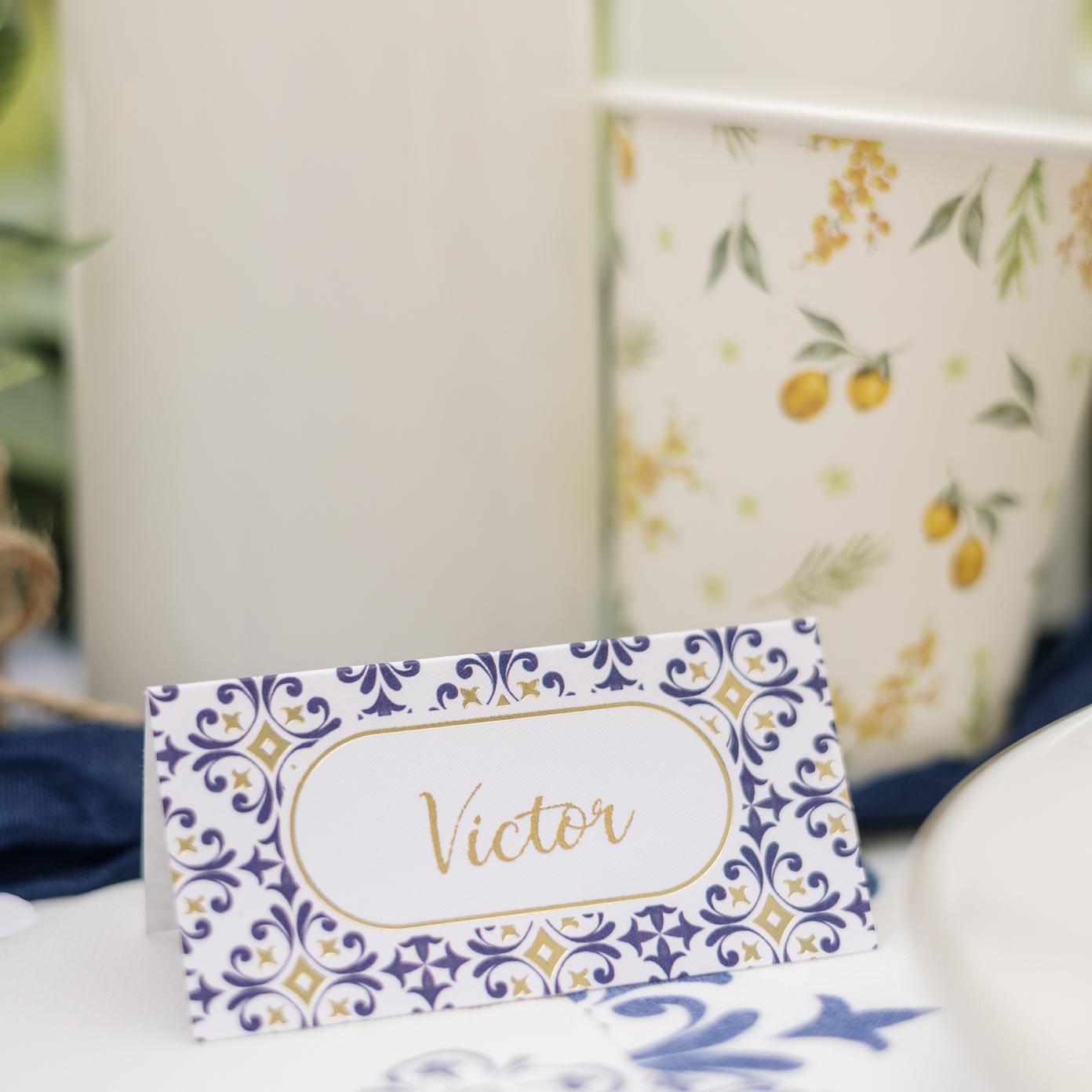 marcadores de lugar (place cards)
