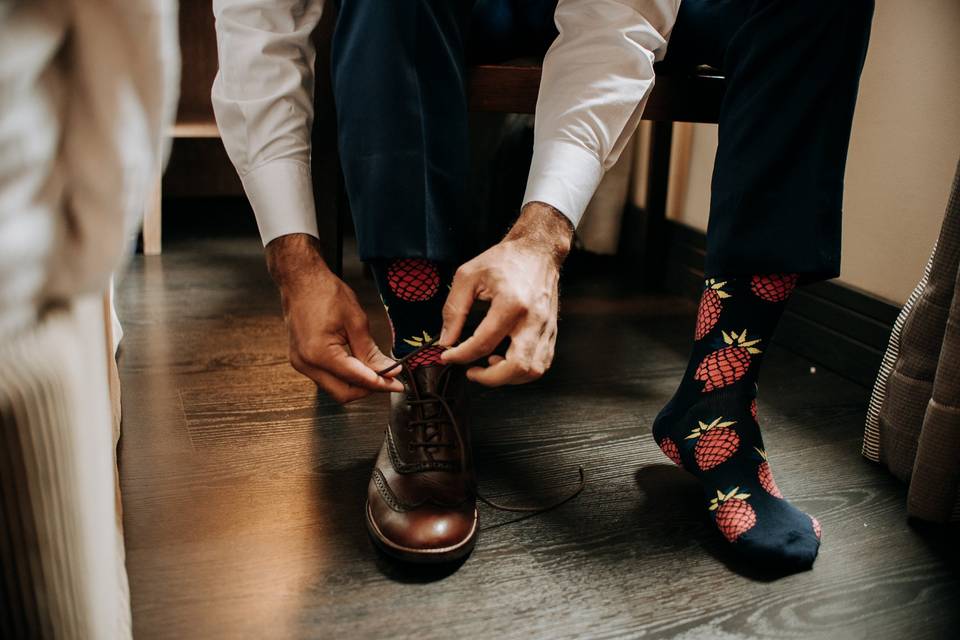 meia para casamento