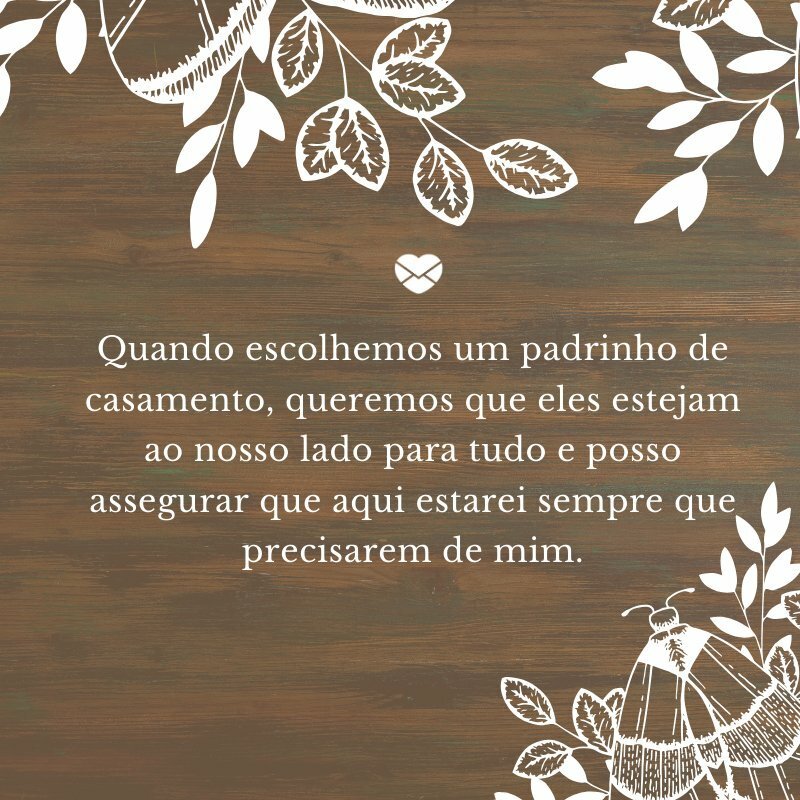como convidar padrinhos de casamento mensagem
