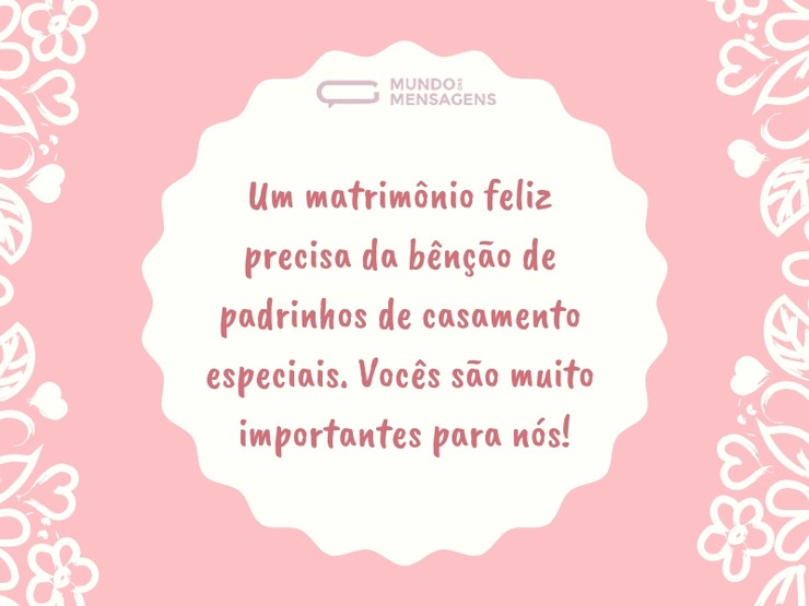 texto para convite de padrinhos de casamento