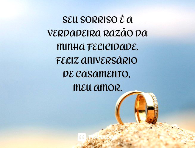 mensagem de aniversário de casamento para marido
