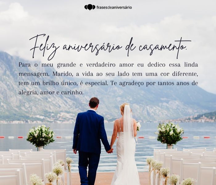 mensagem de aniversário de casamento para namorados