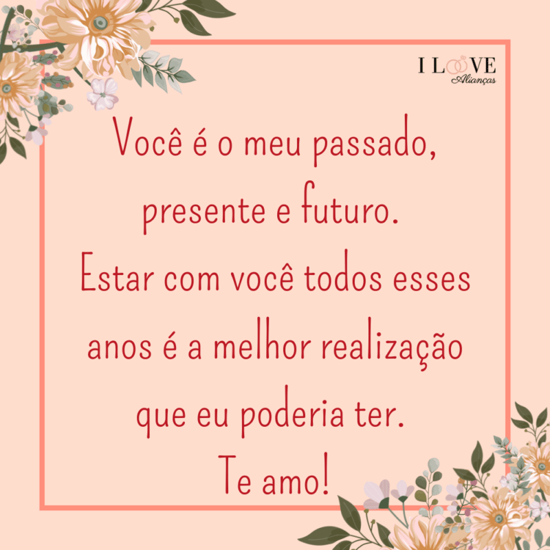 mensagem de aniversário de casamento para bodas de prata
