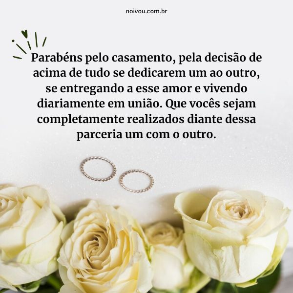 mensagem de casamento religiosa