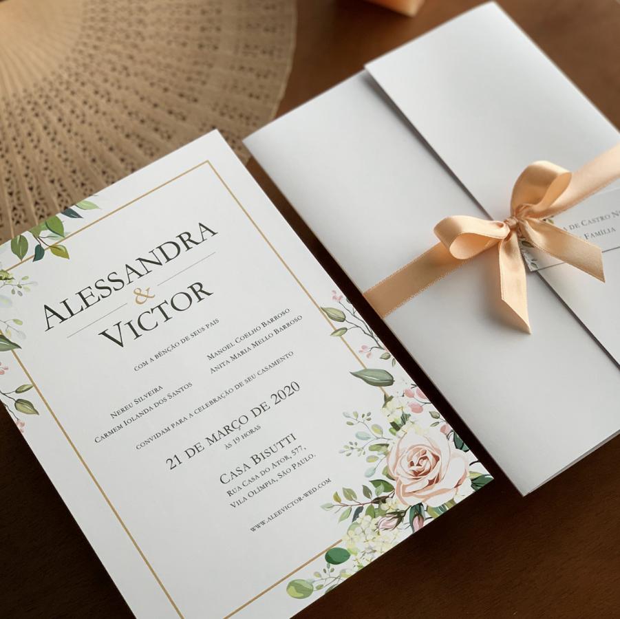 Inspirações de Mensagens Românticas e Clássicas para Convites de Casamento