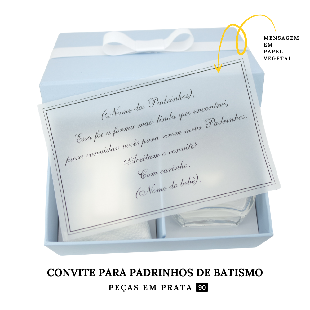 Ideias criativas para o convite dos padrinhos
