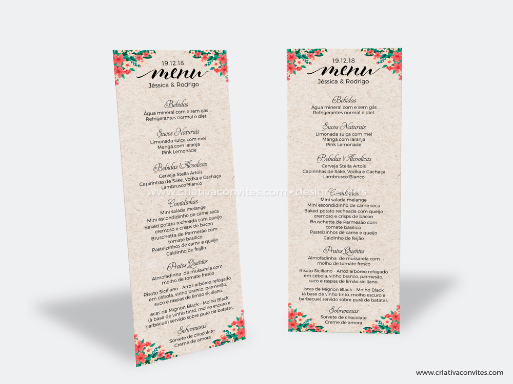 Dicas para personalizar o cardápio do seu mini wedding