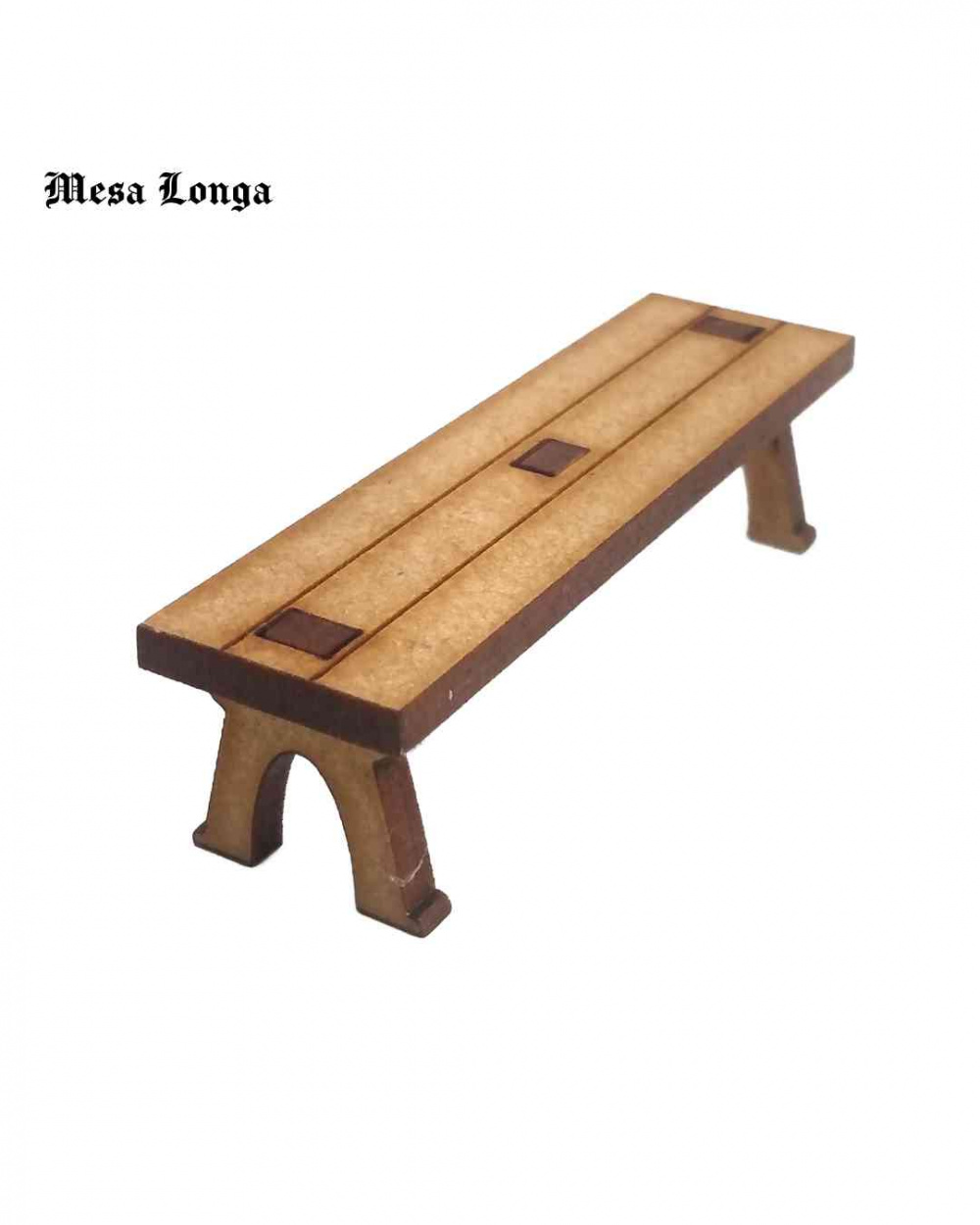 mesa comunitária rústica