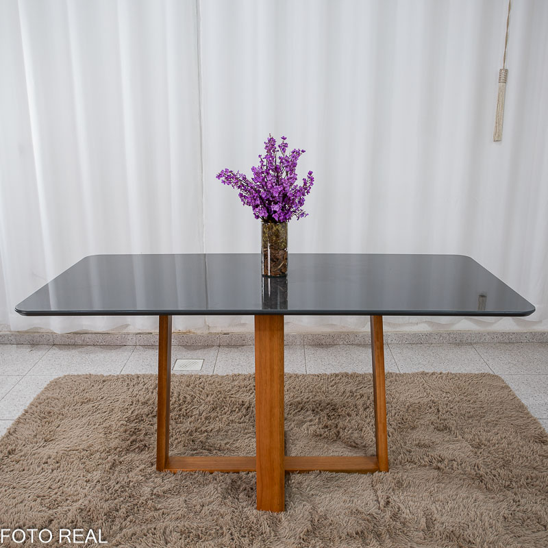 Mesa de centro de vidro