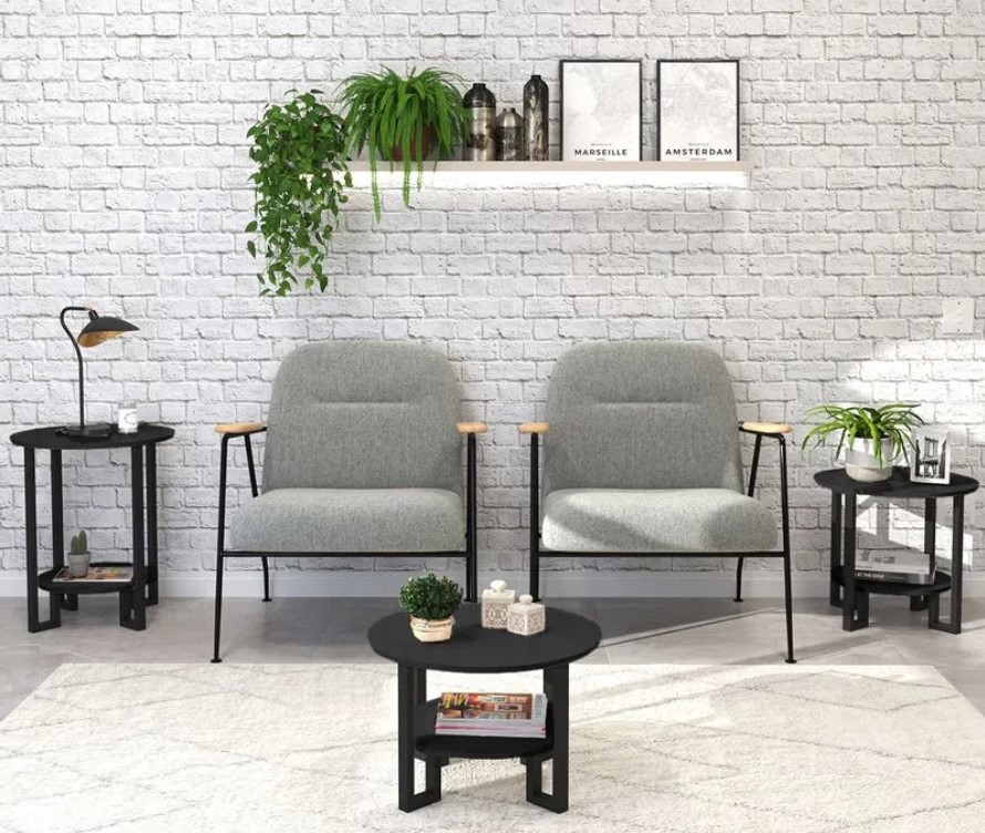 Tendências em design de mesas laterais para 2024