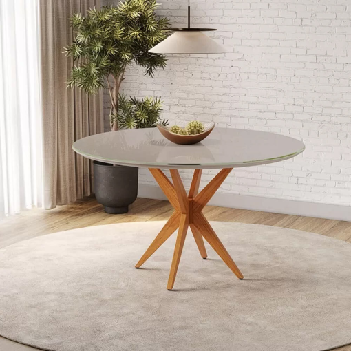 mesa redonda para 10 convidados