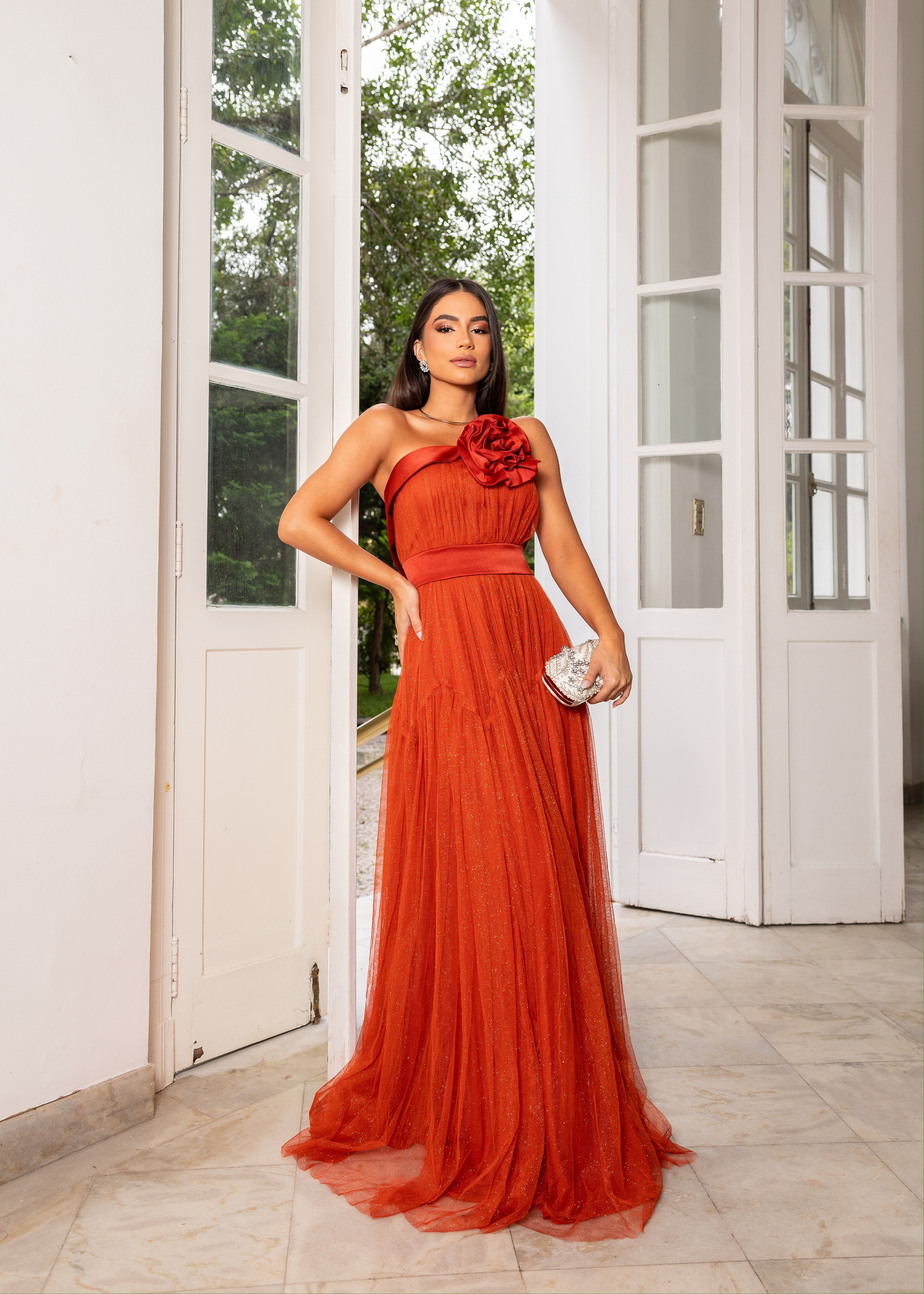 vestidos de festa frente única