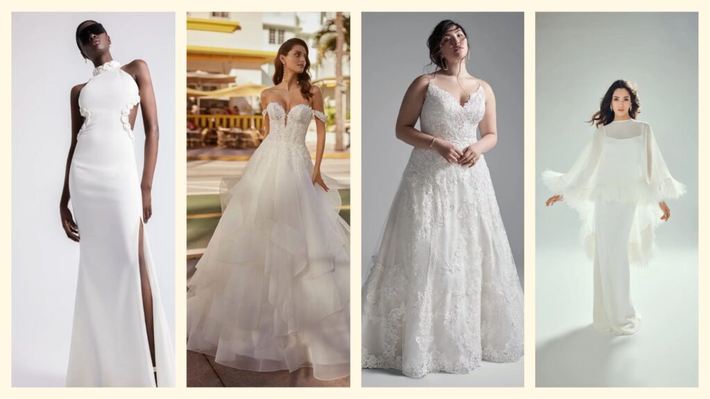 molde de vestido de noiva simples