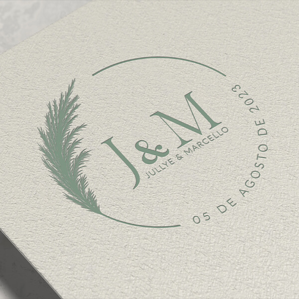 monograma dos noivos