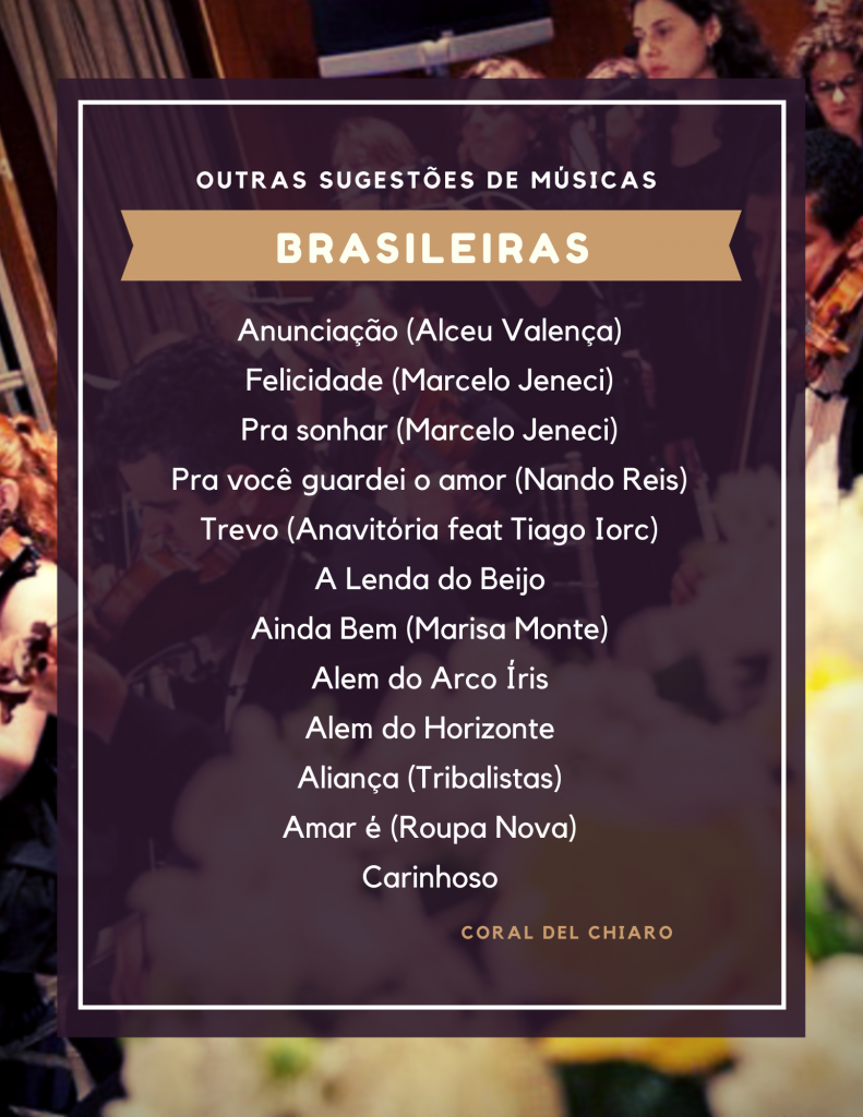 músicas para entrada dos padrinhos