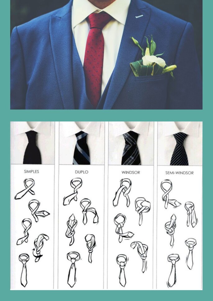 Nós de Gravata para Ocasiões Formais: Windsor