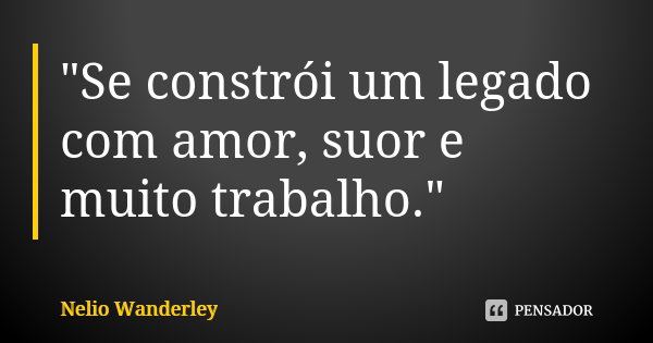 legado de amor eterno