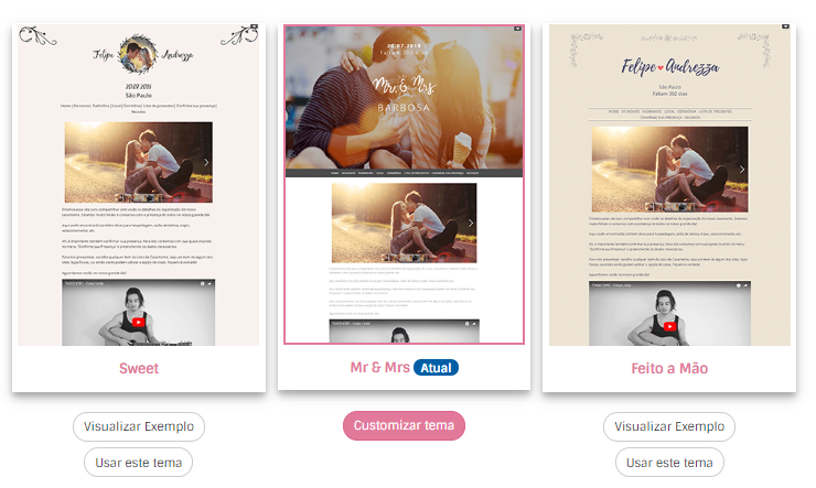 site de casamento dress code