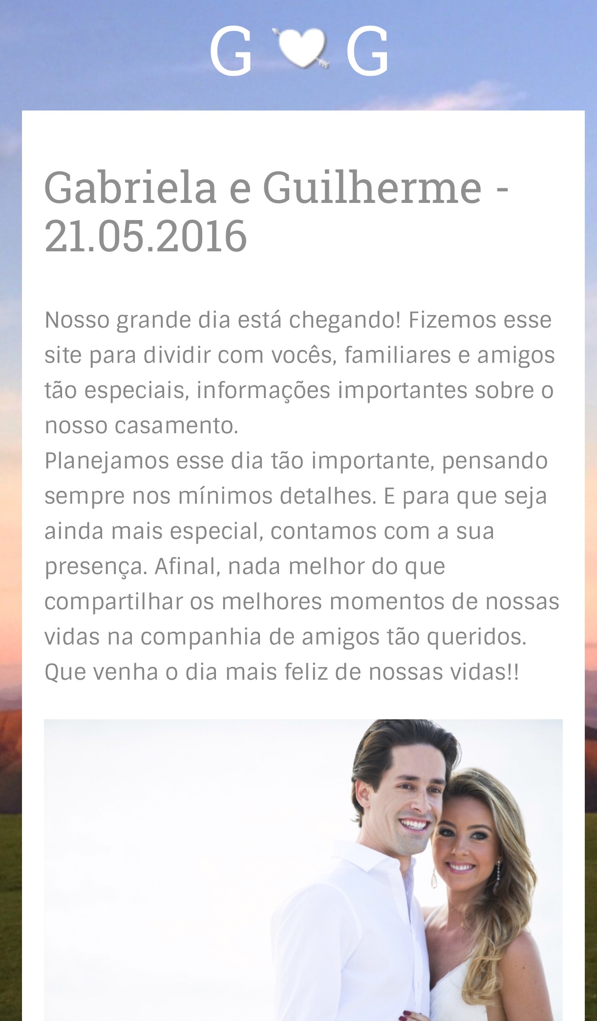 plataformas para site de casamento