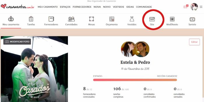 site casamento lua de mel