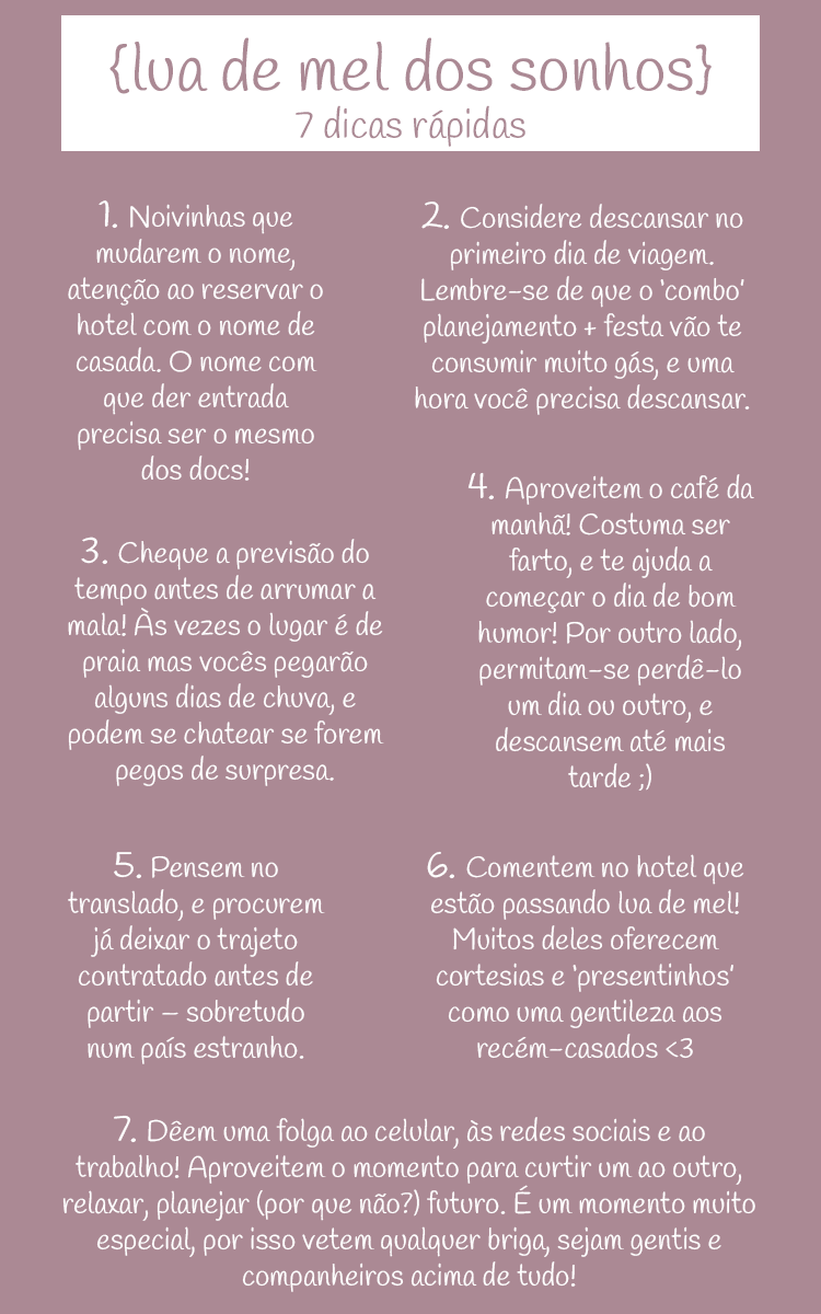 melhores destinos lua de mel românticos