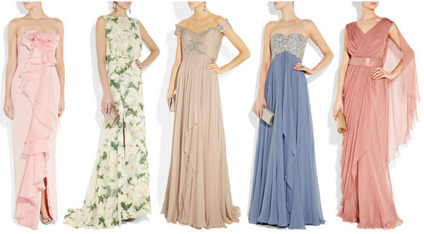 tecidos ideais casamento a tarde