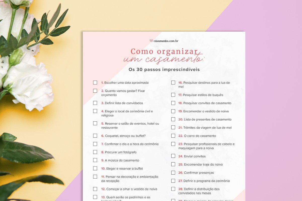 organizador de casamento