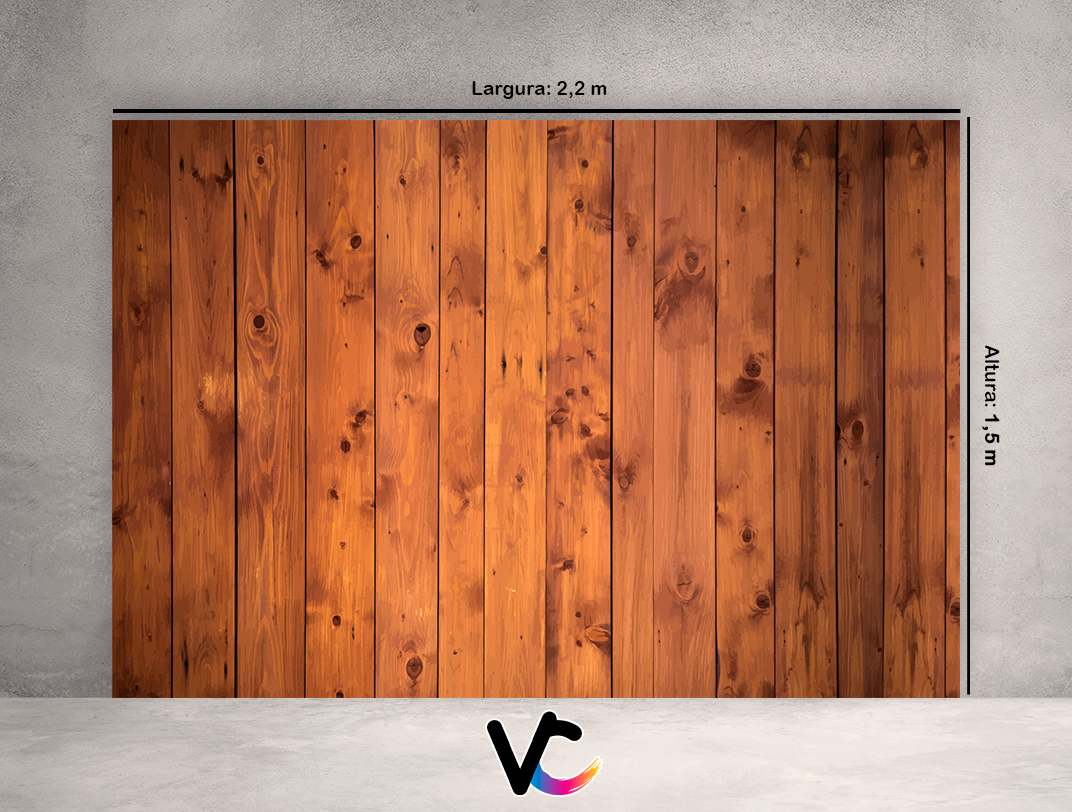 painel de madeira rústico