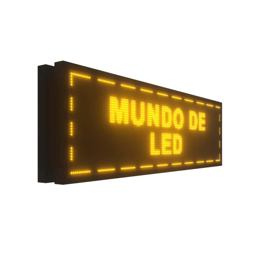 letreiro de led com iniciais
