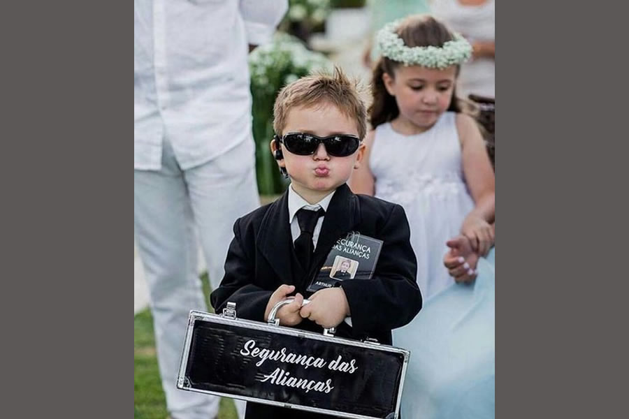 Como escolher o traje ideal para o pajem do seu casamento