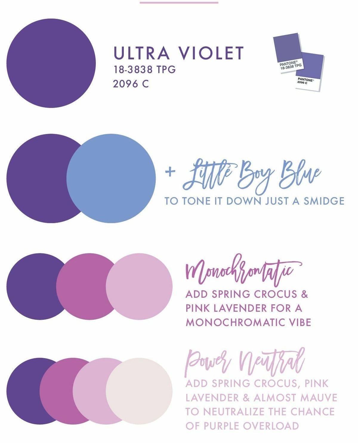 paleta de cores da Pantone para casamentos