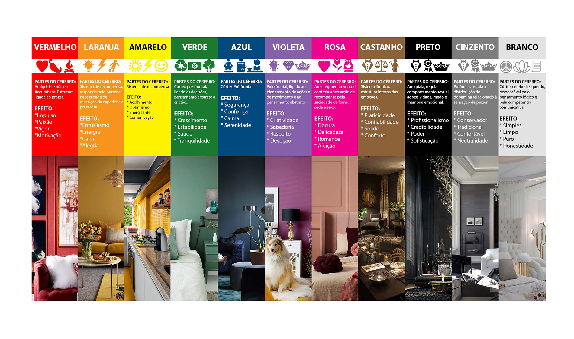 Inspiração Outonal: Tendências de Cores para Interiores, Moda e Design Gráfico